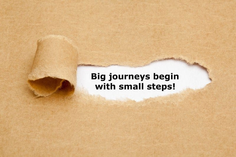 Big journeys begin with small steps!