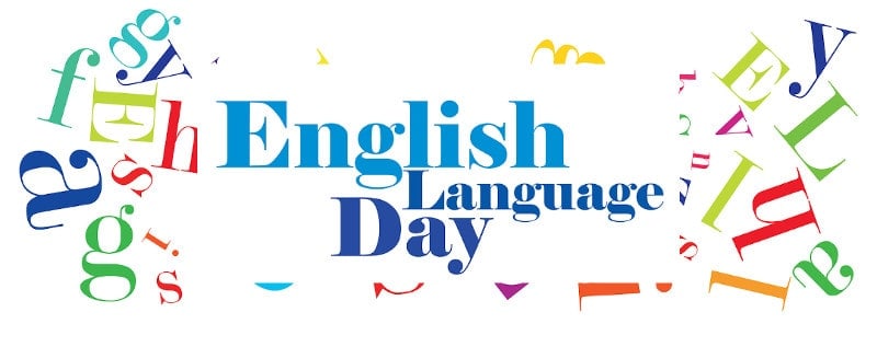 English language day graphic