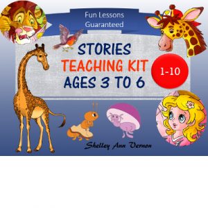 ESL Preschool Stories 1-10 Teaching Kit + PowerPoints
