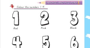 colour the numbers worksheet